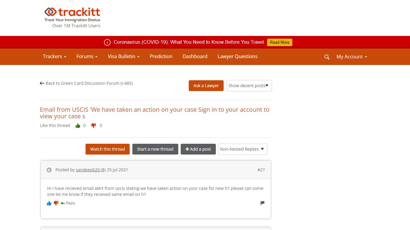 Email from USCIS 'We have taken an action on your case Sign ... - Trackitt